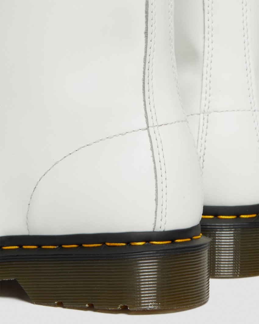 White smooth doc martens 2025