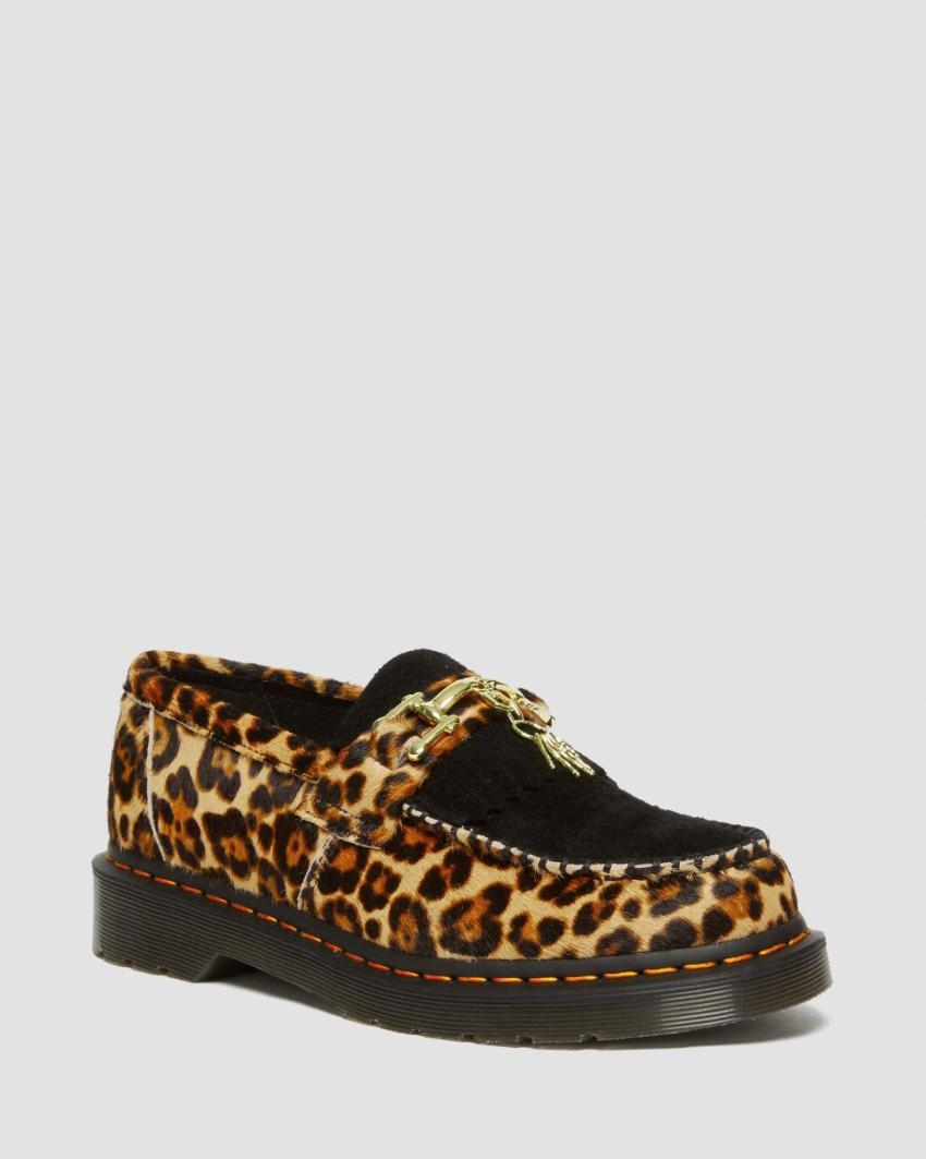 Adrian Snaffle Pebble Grain Leather Loafers